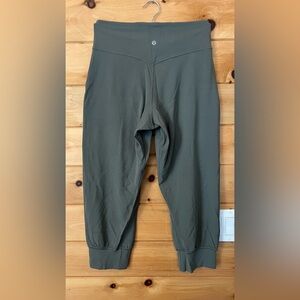 Lululemon Align High Rise Cropped Jogger - Sage Grey